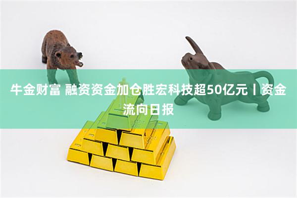 牛金财富 融资资金加仓胜宏科技超50亿元丨资金流向日报